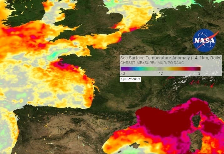 Image d'illustration pour Météo des plages - température de mer très élevée