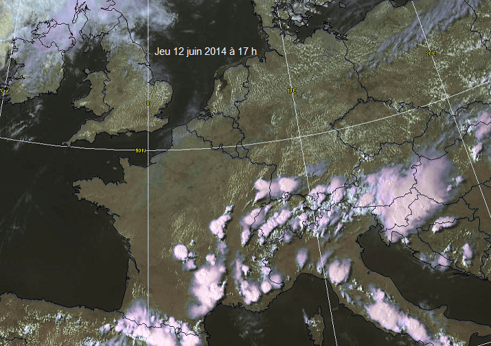 Image d'illustration pour Orage fort au Sud et à l'Est - 5 foudroyés en Côte d'Or