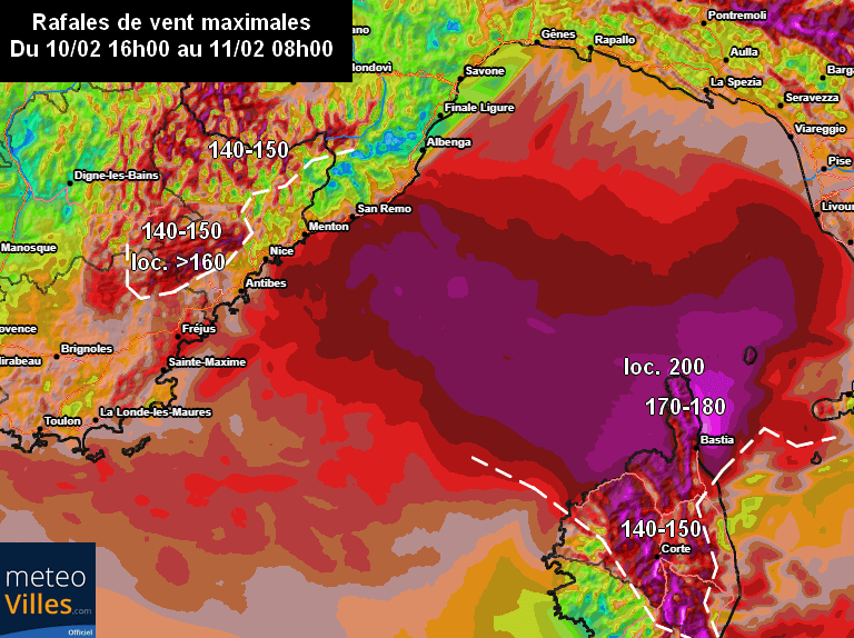 Image d'illustration pour Tempête Ciara : bilan des rafales observées en France