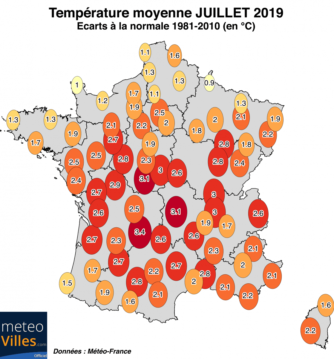 Image d'illustration pour Très chaud, sec et ensoleillé : le bilan national de juillet 2019