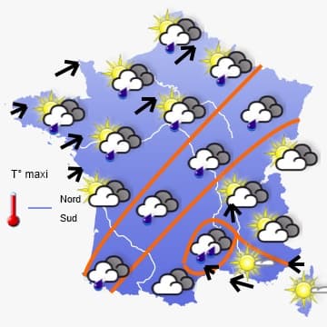 Progressivement plus chaud mais souvent pluvieux et orageux