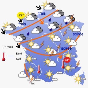Week-end frais mais plutôt ensoleillé