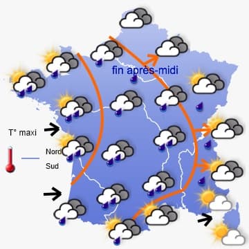 Plus chaud en fin de semaine
