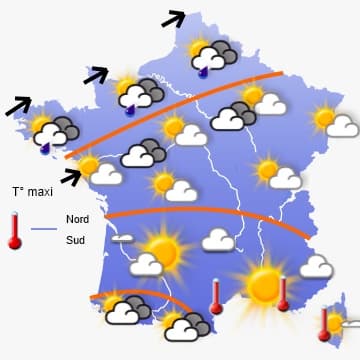 Vers une probable période de temps plus chaud en 2eme partie de semaine prochaine