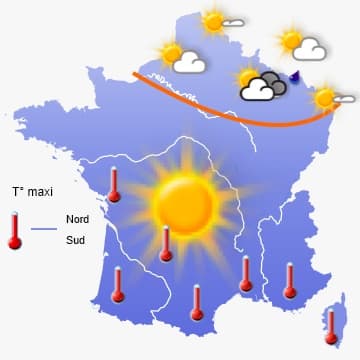 CANICULE jusqu'à dimanche dans le Sud-ouest