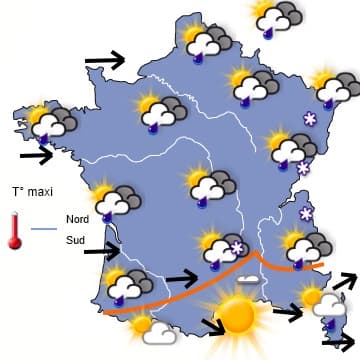 Encore beaucoup de pluie, notamment en fin de semaine